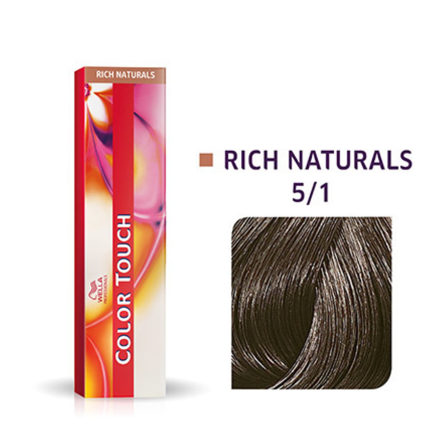 Wella Color Touch 60ml 5/1 hellbraun asch Farbe 5/1 hellbraun asch